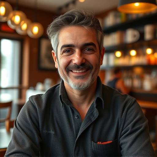Ritratto di Alessandro Rizzo, Proprietario di 'Rizzo Caff√®'